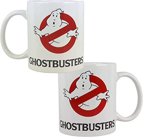 Toptoys2U Bargain Bundles Ghostbusters Super Soft Gift Quality Plush Keyclip/Bagclip & 330Ml Mug Gift Sets - 5" 13Cm Slimer Clip & Ghostbuster Logo Mug #TOP4