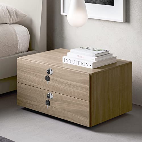 Laiwoo Cabinet Locks With Keys, 2 Pack 1 1/8 Inch Cylinder Lock Cabinet Cam Lock Set For Secure File Drawer Mailbox Rv Camper Door Tool Box, Zinc Alloy #TOP4