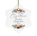 My First Christmas as a Dental Hygienist 2023 White Snowflake Ornament Tree Hanging Party Decor, Gifts for Dental School Clinic National Dentist Dentistry Operator Holiday New Year
