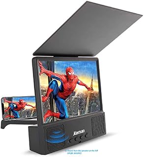 8 inches Screen Magnifier 3D Smart Mobile Phone Movies Amplifier with Foldable Holder