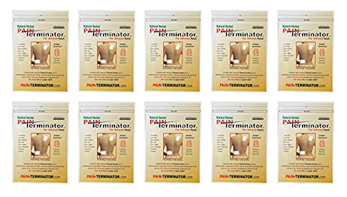 Golden Sunshine - Pain Terminator Far Infrared Patch - 10 Pack