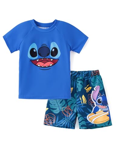 Image of Disney Marvel Spiderman Cars Boy Swimsuit Rash Guard Shirts & Swim Trunk Boys Swim Set Mickey Summer Bathing Suit 2-13 Years