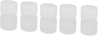 New Lon0167 5ml 14mm Featured Diameter PP Plastic reliable efficacy Round Shaped Narrow Mouth Bottle Clear 5pcs(id:24a 3d f0 d03)