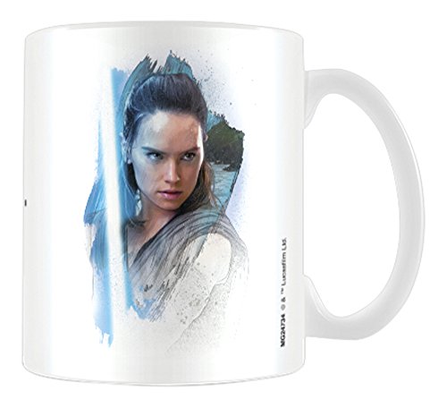 Pyramid International Star Wars The Last Jedi (Rey Brushstroke) Official Boxed Ceramic Coffee/Tea Mug, Paper, Multi-Colour, 11 x 11 x 1.3 cm