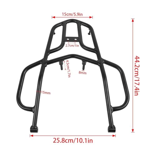 Porte-bagages arrière moto KLX250 support tablette de fixation - 4