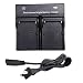 Double Twin AC Battery Charger Sony NPF330 NP-F530 NP-F550 NP-F570 NP-F770 NP-F970 DSR-PD100AP DSR-PD150 DSR-PD150P DSR-PD170 DSR-PD170P DSR-PD190P HVR-M10P HVR-M10U