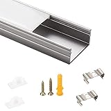 Es besteht aus eloxiertem Aluminium, hat eine bessere Wärmeableitung und kann den LED-Lichtstreifen passiv kühlen, wodurch die Lebensdauer des LED-Lichtstreifens verlängert wird.