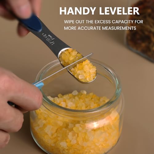 Chefaide MS01 Stainless Steel Magnetic Measuring Spoons Set thumb #5