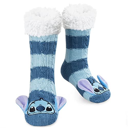 Disney Stitch Slipper Socks For Women Teens Warm Slipper Socks Bed Socks Non Slip Socks Gifts for Her