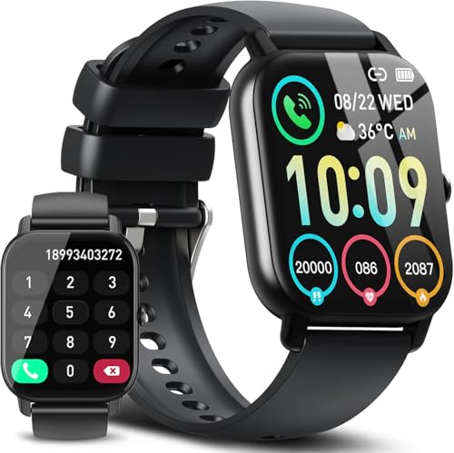 Smart Watch for Men Women (Answer/Make Calls), Fitness Watch IP68 Waterproof, Smartwatch Compatible Android IOS