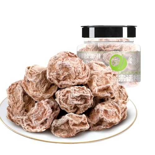 Huamei 108g - Köstlich Süß-saure Chinesische Pflaumen Asiatische Salzige Und Süße Getrocknete Pflaumen Trockenfrüchte erster Wahl, natürlich süß