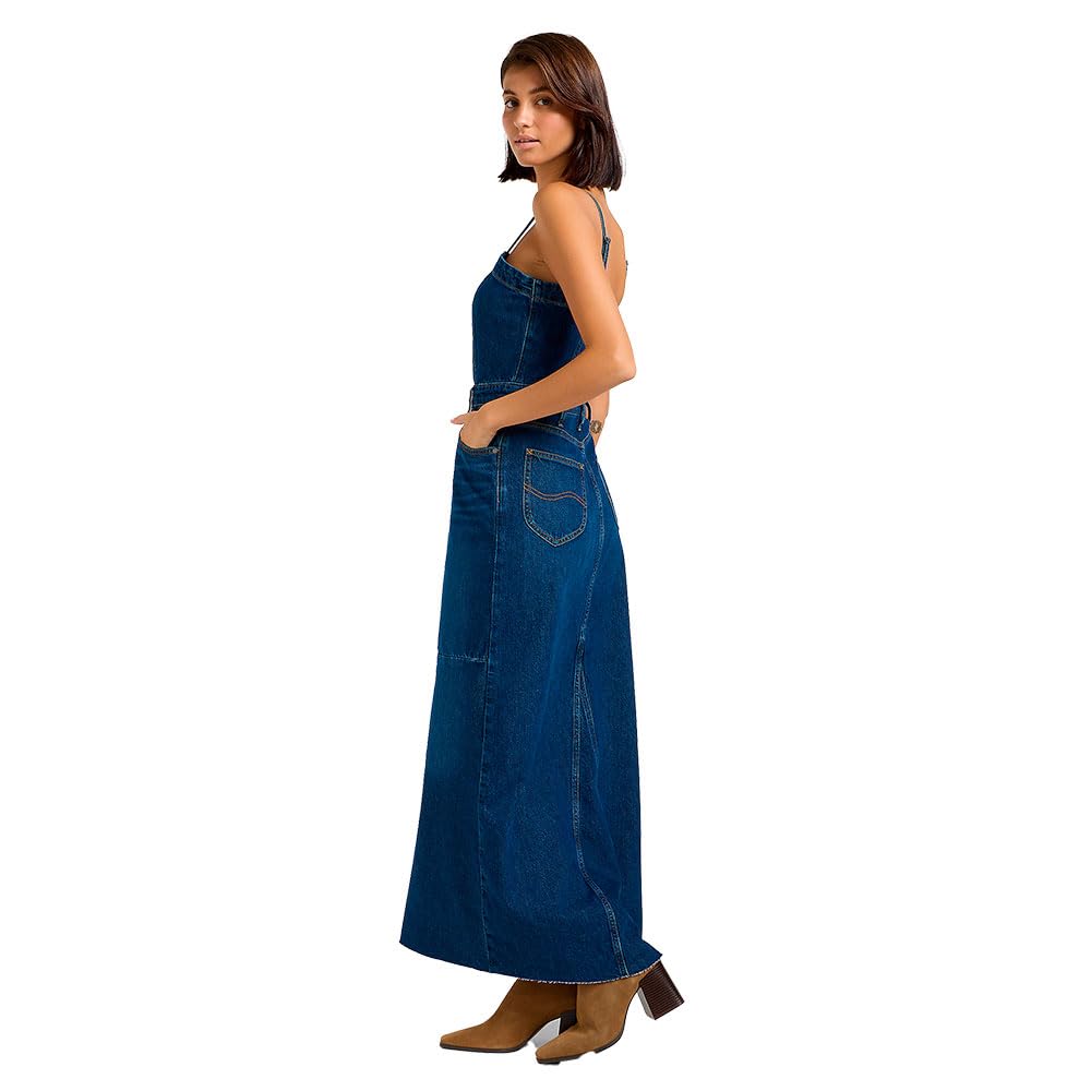 Lee Nieformalna sukienka Kobiety Maxi Denim Dress