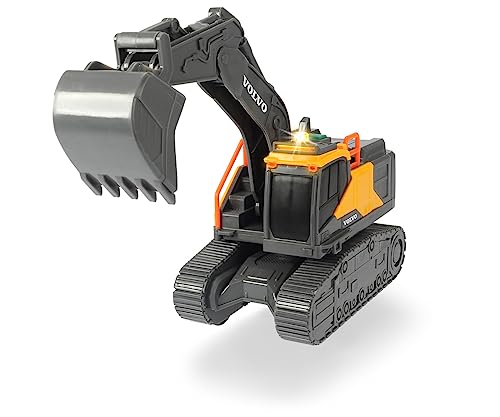 Dickie-3723005 Volvo Retro Excavadora sobre orugas de Juguete, Multicolor (3723005) Dickie-3723005 Volvo Retro Excavadora sobre orugas de Juguete, Multicolor (3723005)