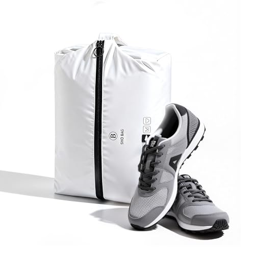 Lammcou Sac à Chaussures Étanche pour Voyage – Anti-Odeur, Résistant & Respirant, Wetbag en TPU & T400, Pochette Chaussures pour Valise, Salle de Sport & Piscine