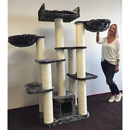 Maine Coon Big Ben Cat Tree Grey Amazon Co Uk Pet Supplies