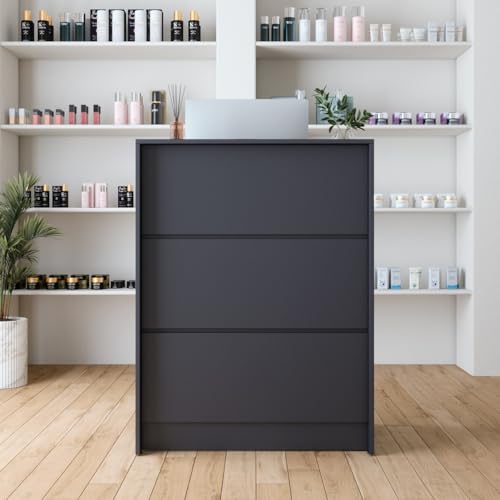 image for AGATEO Small Reception Desk with Drawer – Front Desk, Checkout Count