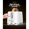 Amazon.com: 2 Slice Toaster with Extra Wide Slots & Removable Crumb ...