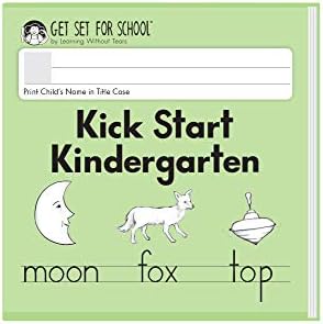 Learning Without Tears - Transition to Kindergarten Student Workbook Set, Current Edition - Includes My First School Book & Kick Start Kindergarten Workbook - Pre-K Writing Book - for School or Home