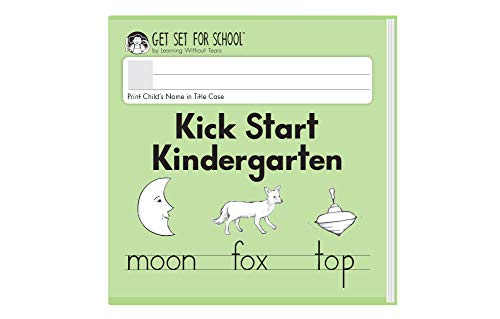 Learning Without Tears - Transition To Kindergarten Student Workbook Set, Current Edition - Includes My First School Book & Kick Start Kindergarten Workbook - Pre-K Writing Book - For School Or Home #TOP5