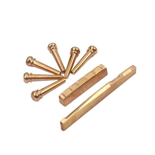 GOOHOCHY ギター アコースティックギターパーツ アコースティックの パール ベース のイントネーション ナット付き