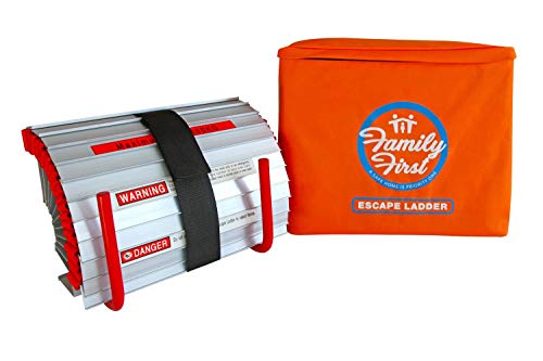 Emergency Escape Ladder by Family First | 2-Story Fire Escape Ladder is 13ft | Deploys in Seconds & is Easy to Use | Full Warranty