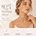 18k Gold Plated 925 Sterling Silver Chain Necklace for Women Dainty, 1.1mm Cable Silver Chain for Women, Non Tarnish Gold Chain for Women Necklace 14/16/18/20/22/24 Inches - 6