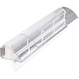 1 - Baseboard Register Air Deflector, For heating & cooling air, Adjusts 15' - 25', 53
