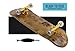Teak Tuning 32mm Pro Fingerboard Complete - Fully Assembled with Pro Level Components - Pro Shaped Wooden Deck (32x97mm), UltraSpin Bearing Wheels, Prodigy Gen2 Trucks - Cloud Nine