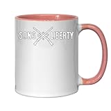  Sons Of Liberty USA - Tazza da tè e caffè, in ceramica, motivo: moschetti