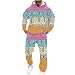Mens Ice Cream Sweatsuits 2 Piece Outfits Funny Baseball Drip Waffles Hoodie and Sweatpants Baggy Jogging Suit Ice Cream Tracksuits Athletic Workout Activewear with Pockets