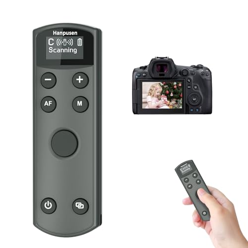 for Canon Rechargeable Camera Remote Control Wireless Shutter Release Compatiable with EOS R R5 R6 R50 R100 M6 Mark II G5X Mark II G7X Mark III Rebel T7i T8i SL2 SL3 M50 M200;Replaces BR-E1