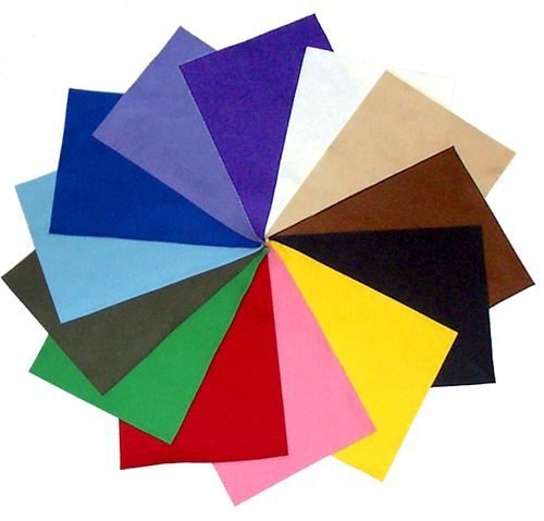 100% Merino Wool Craft Felt - 8" x 12" Sheet - 13 Color Set