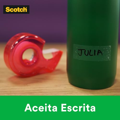 Scotch, 3M, Fita Mágica com Suporte Rosa - 19 mm x 10 m