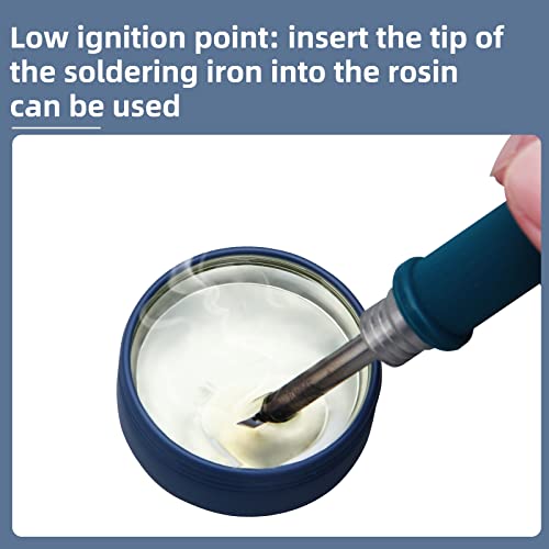Hengtianmei Rosin Solder Flux Solid Rosin Flux, High Purity Transparent Rosin, For Electronic Repair, Soldering Paste For Soldering Iron Tip, Fast Tinning, No Clean, Easy To Solder, Prevents Oxidation #TOP3