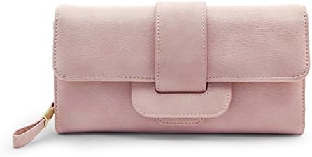 Women Large Capacity Zipper Long Clutch Wallet Leather Lady Elegant Purse Card Holder