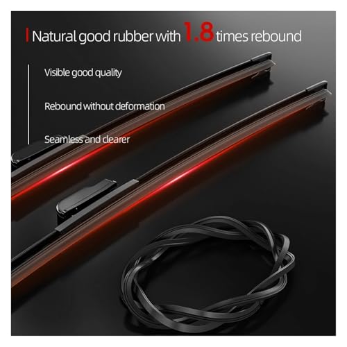 Limpiaparabrisas coche para viajes bajo la lluvia Serie 3 E90 E91 E92 E93 delanteros 6
