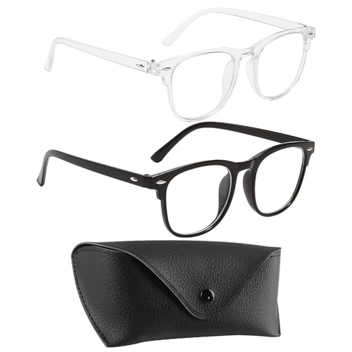 Hugfads Lunettes Anti Lumière Bleue pour Homme et Femme - Blocage Lumière Bleue, Réduit la Fatigue des Yeux - Protection Écrans d'Ordinateur, Confort Visuel