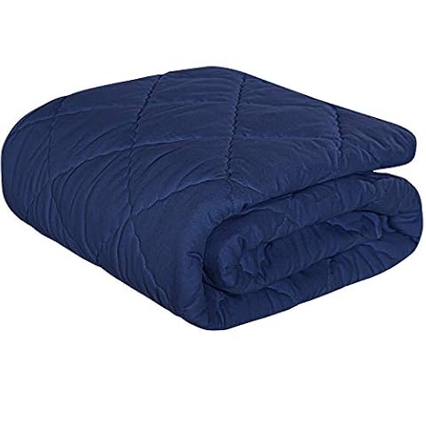 NTBAY Toddler Down Alternative Comforter, 39 x 47, Navy Blue — $19.99 (41% off)