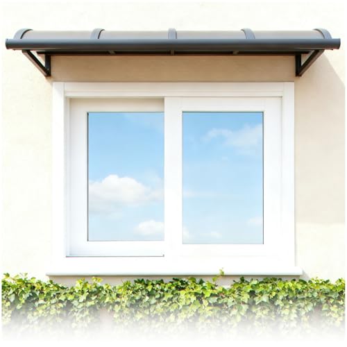Image of Energy Efficient Basement Replacement Window - Secure Locking Tempered Glass 30x14 (76x36cm) - Ideal for Bathrooms & Homes - White Frame Stylish Enhanced Security
