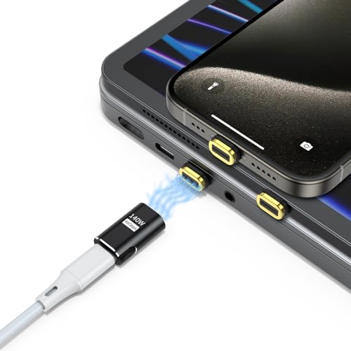 AuviPal 140W Magnetic USB C Adapter with 3 Magnetic Connectors Tips Heads for MacBook, Switch, Notebook, Laptop, Smart Tablets & Phones and More Type C Devices by AuviPal - Image 7