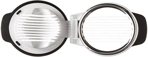 OXO — Cortador de ovos com boa aderência, branco/preto, CD