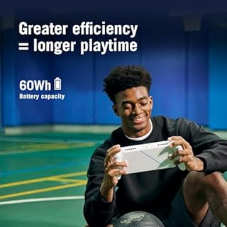 ASUS ROG Ally 7” 120Hz FHD Gaming Handheld, Ryzen Z1 Extreme, 16GB RAM, 512GB SSD, Touchscreen Portable Game Console, with 128GB MicroSD Card, White