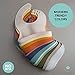 Loulou Lollipop Waterproof Silicone Feeding Bib for Babies and Toddlers, Easy to Clean, Adjustable Fit and Catch-All Pouch - Sand