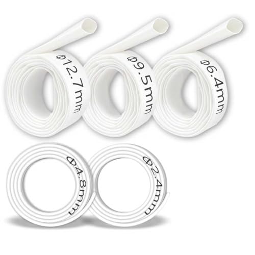 Eugiichr 5-Size Heat Shrink Tubing Kit: 3:1 Adhesive Lined, Marine