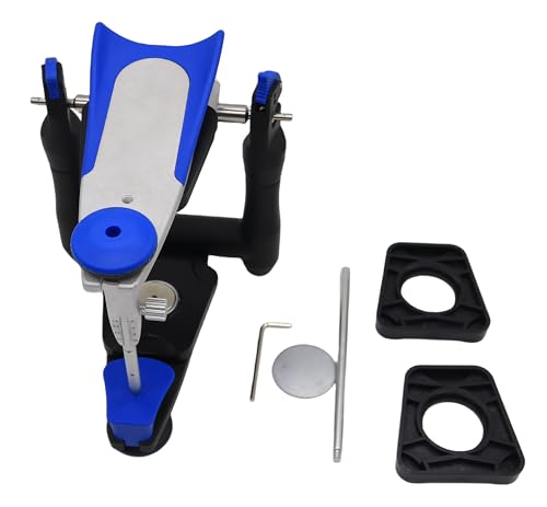 Koultona Lab Average High-Precision Articulator Adjustable Occlusal Stainless Steel Articulator Compatible with All Artex Models