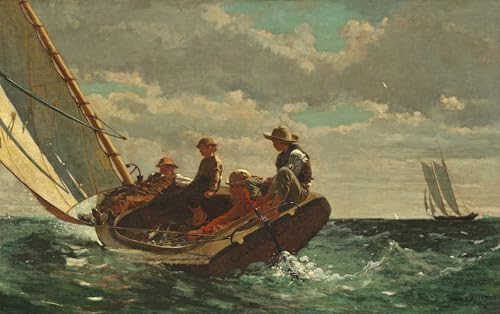 Image sur Toile Nordique Peinture Winslow Homer Impression Grand Tableau Salon et Chambre