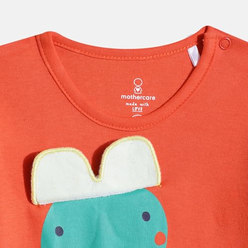 Image of Mothercare Baby Romper Sleepsuit Autumn Print Full Sleeve Pink