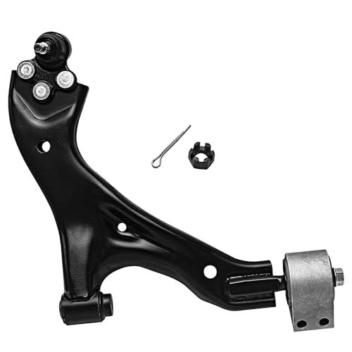 Image of Detroit Axle - 6pc Front End Kit for 05-09 Chevy Equinox Pontiac Torrent, 02-07 Saturn Vue, 2 Lower Control Arms w /Ball Joints 2 Outer Tie Rods 2 Sway Bars 2005 2006 2007 2008 2009 Replacement
