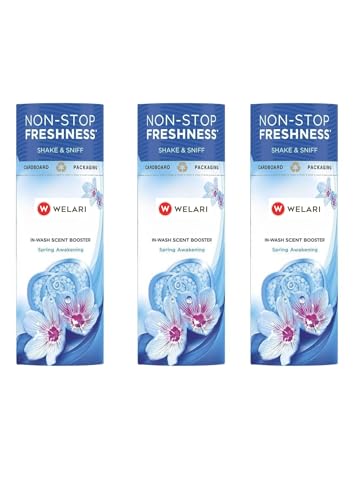 In-Wash Scent Booster Beads Spring Awakening 176g Pack of 1 Washing Machine Fresh Laundry Original Fragrance Compatible with Lenor Fabric Conditioner with Welari Thank You Card | (1pack) (176g)