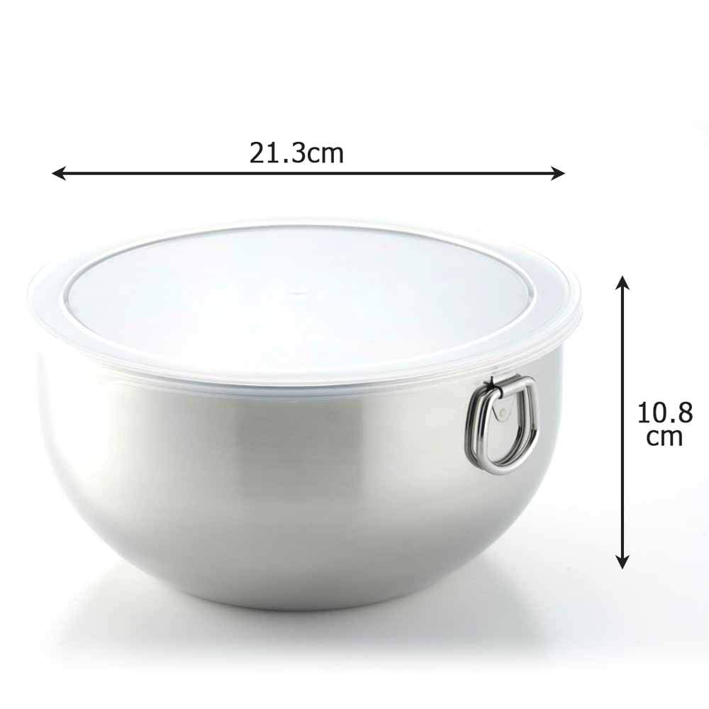 Amazon｜下村企販 ボウル 20cm フタ付き 【日本製】 深型 保存容器